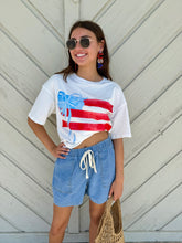 Load image into Gallery viewer, Patriotic Bow Tee