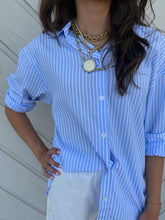 Load image into Gallery viewer, Stripe Button Up Top