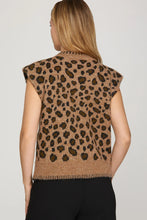 Load image into Gallery viewer, Leopard Sweater Vest