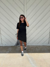 Load image into Gallery viewer, Tulle T-Shirt Dress Black
