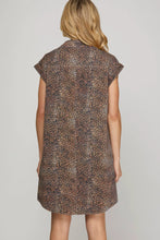 Load image into Gallery viewer, Leopard Twill Dress