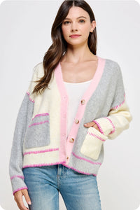 Color block Cardigan