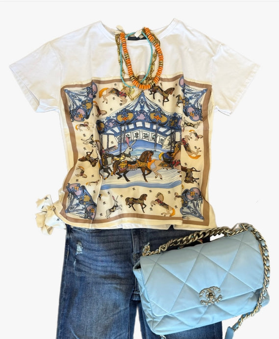 Carrie Carousel Top