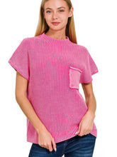 Load image into Gallery viewer, Pink Ribbed Top