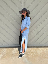 Load image into Gallery viewer, Blue Maxi Dress