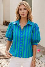 Load image into Gallery viewer, Eloise Stripe Blouse