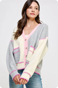 Color block Cardigan