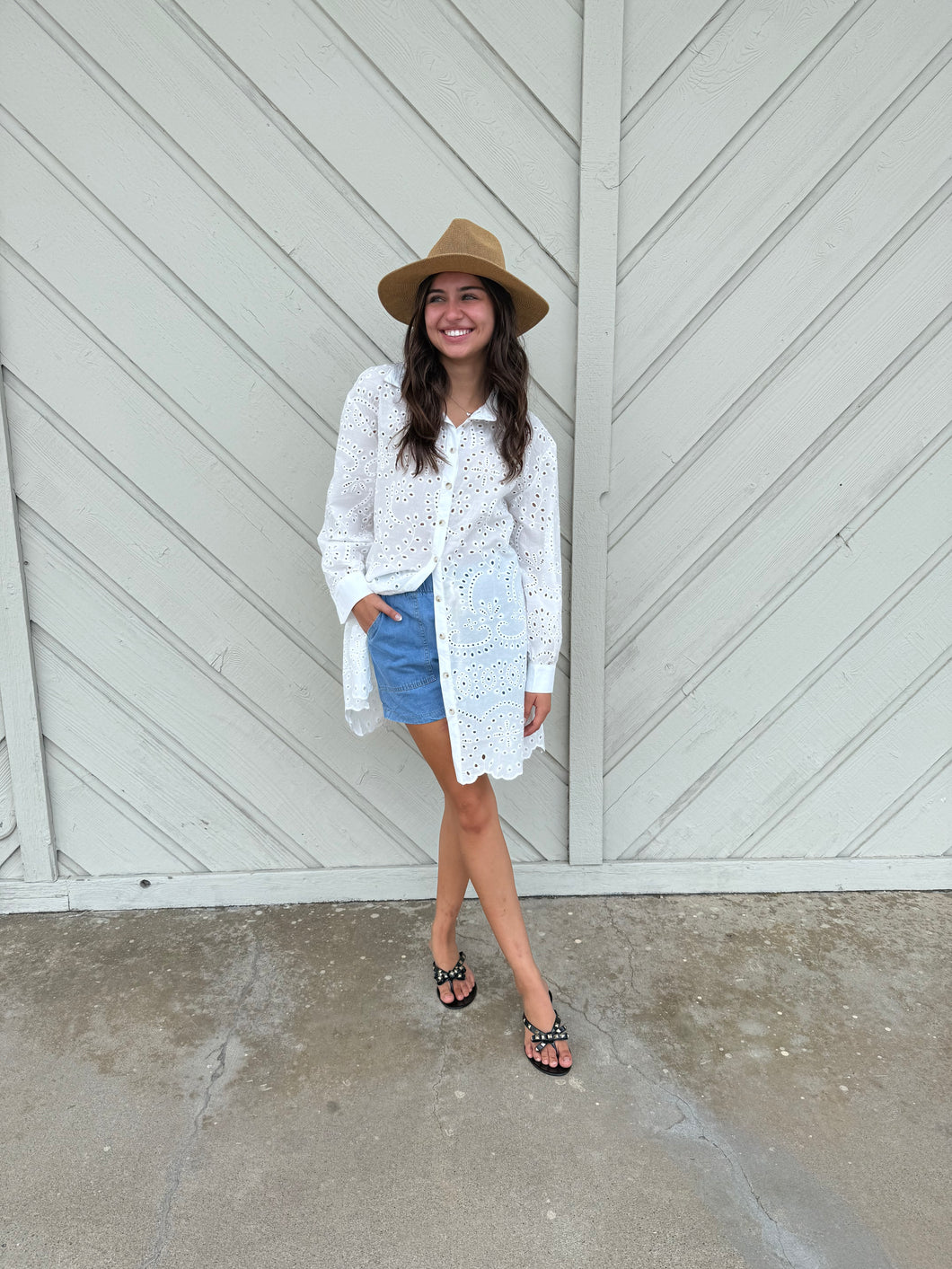 Eyelet Dress