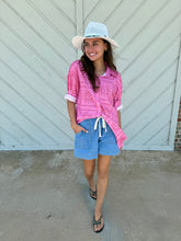 Load image into Gallery viewer, Pink Sun Print Top