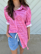 Load image into Gallery viewer, Pink Sun Print Top