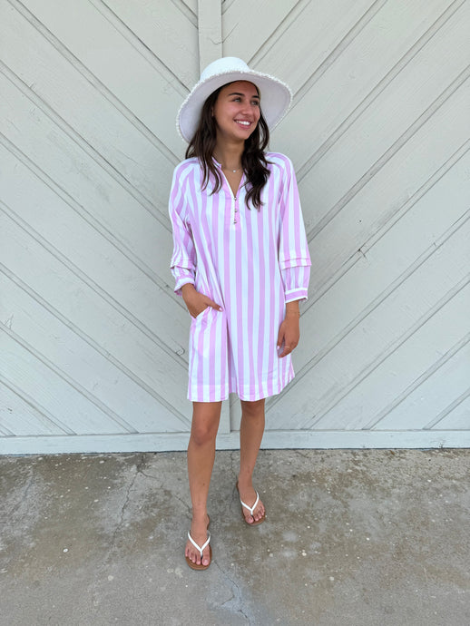 Pink Stripe Dress