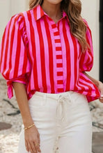 Load image into Gallery viewer, Eloise Stripe Blouse