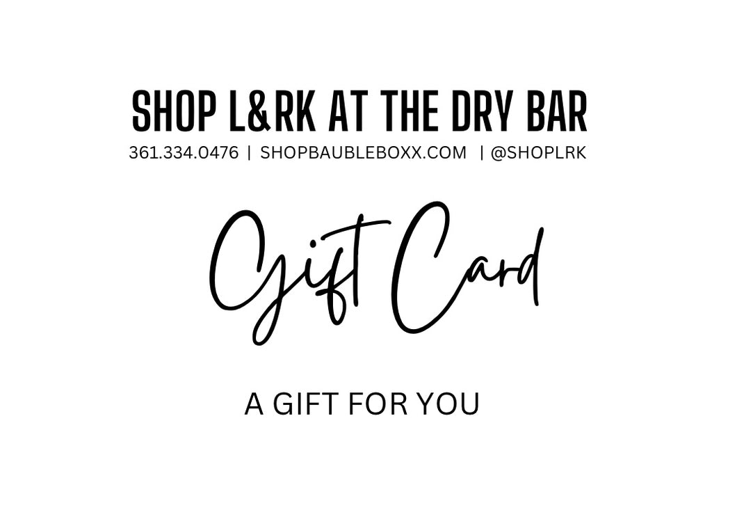 GIFT CARD | Shop L&RK