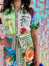 Load image into Gallery viewer, Addy Paradise Print Vacation Dress