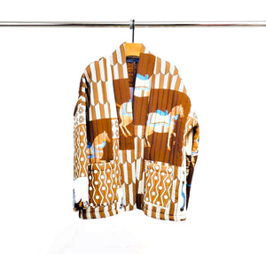 Quilted Kimono Style Jacket