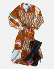 Load image into Gallery viewer, Clare Horse Print Dress