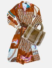 Load image into Gallery viewer, Clare Horse Print Dress
