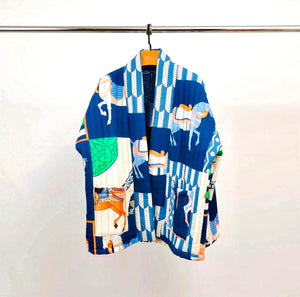 Quilted Kimono Style Jacket