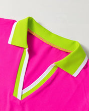 Load image into Gallery viewer, Gabby Pink Contrast Trim Dress