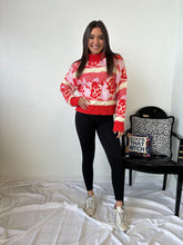 Load image into Gallery viewer, Fall in Love Women&#39;s Floral Mock Neck Sweater | Shop L&amp;RK