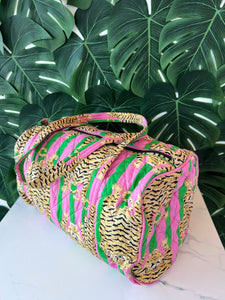 Roar Quilted Tiger Print Duffle Bag | Shop L&RK