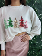 Load image into Gallery viewer, Oh Christmas Tree Long Sleeve Knit Sweater, Ivory | Shop L&amp;RK