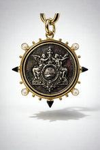 Load image into Gallery viewer, Small Gold Coin Pendant