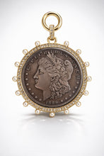 Load image into Gallery viewer, Large Gold Coin Pendants