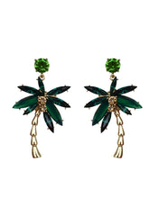Load image into Gallery viewer, Palm Beach Earrings, Green