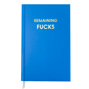 Remaining Fucks Lake Blue Hardcover Journal | Shop L&RK