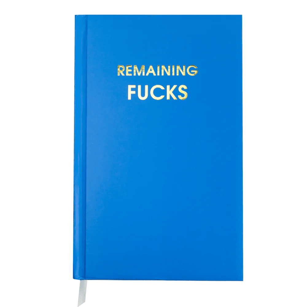 Remaining Fucks Lake Blue Hardcover Journal | Shop L&RK