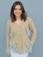 Load image into Gallery viewer, Ellie Women’s Knit Cardigan, Blue | Shop L&amp;RK