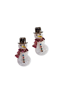Frosty the Snowman Statement Earrings | Shop L&RK