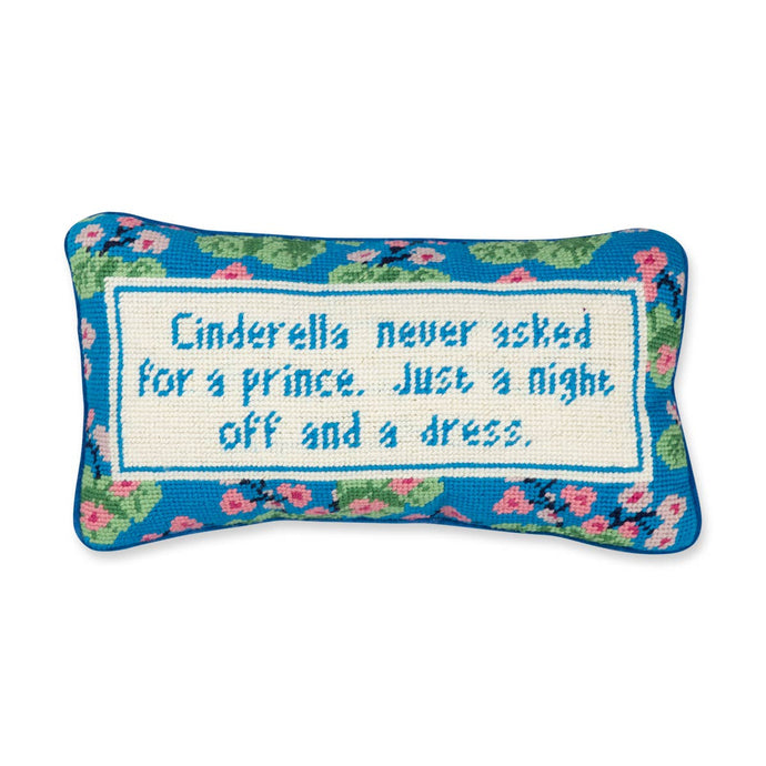 Cinderella Needlepoint Pillow | Shop L&RK