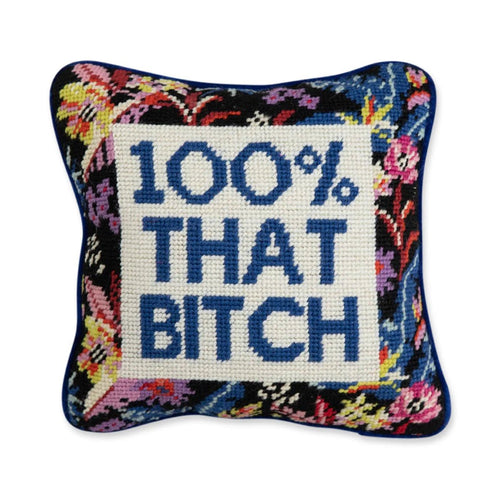 That Bitch Needlepoint Pillow | Shop L&RK